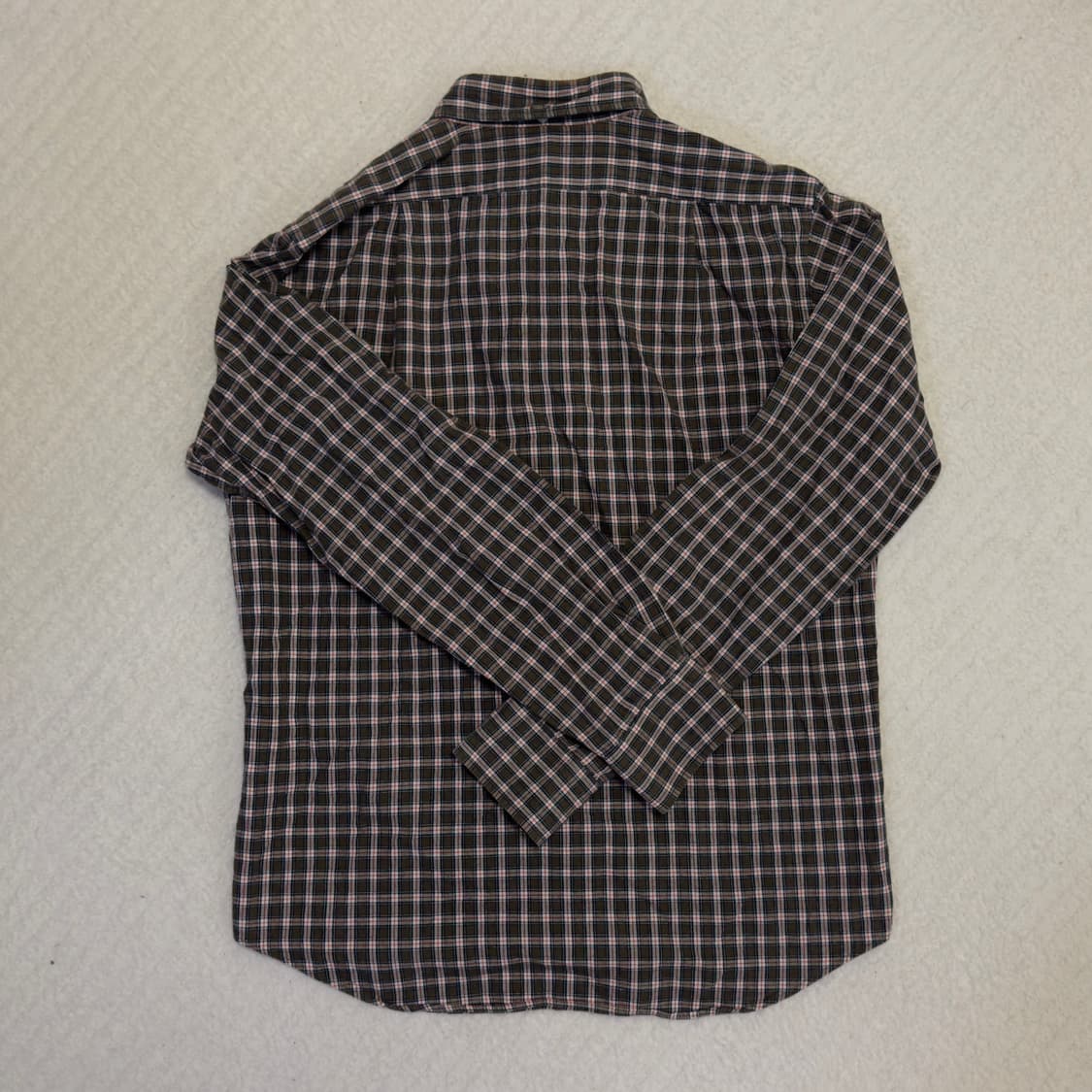 베이프 브라운 체크 셔츠 상품이미지3