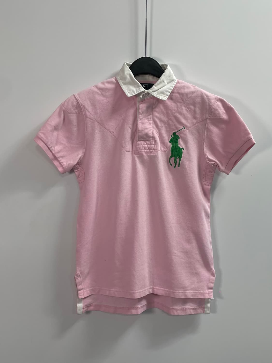 폴로 랄프로렌 핑크 pk 럭비 반팔카라티  (on.131)   상품이미지1
