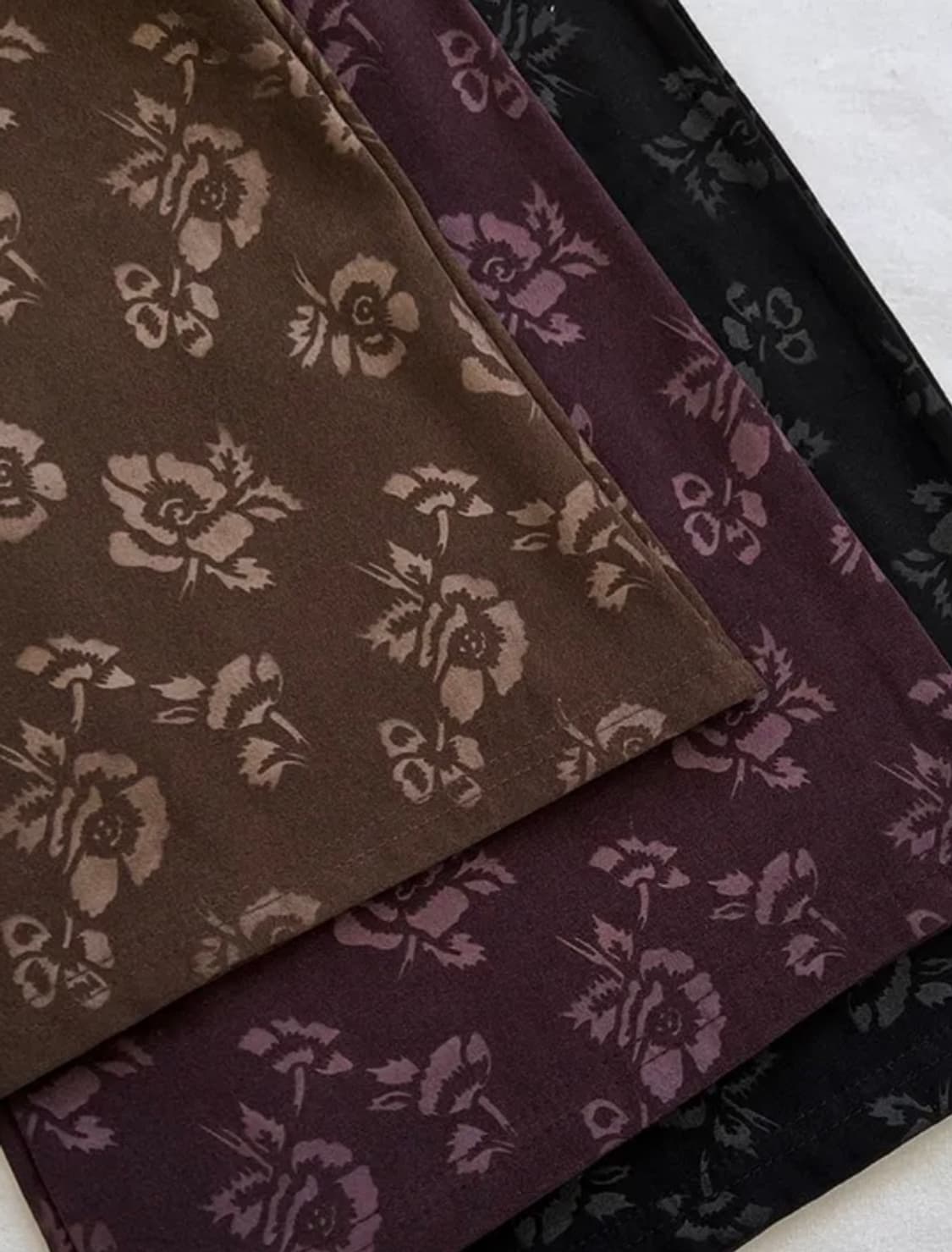 에이블리) 자가드 빈티지 부츠컷 롱 밴딩팬츠 상품이미지2