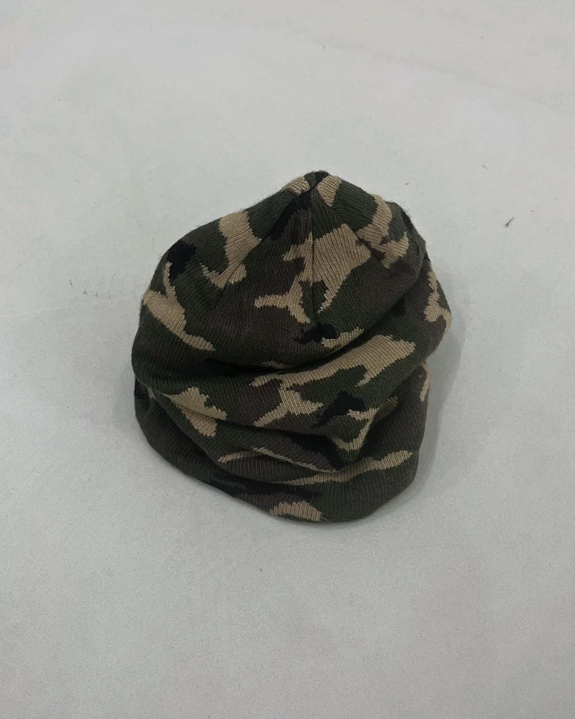 vtg camoflage long beanie 상품이미지2