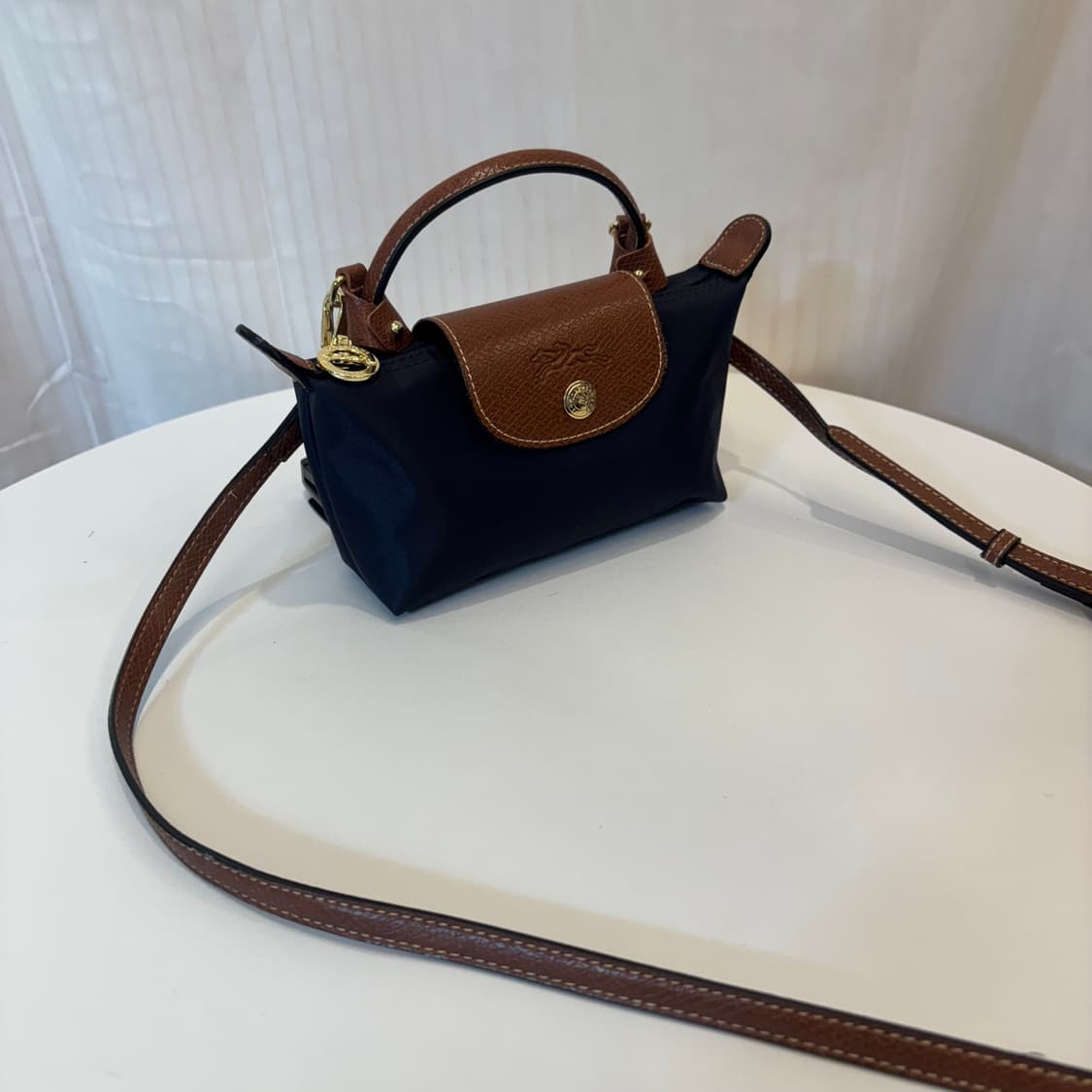 정품 롱샴 르 플리아쥬 네이비 미니      상품이미지5