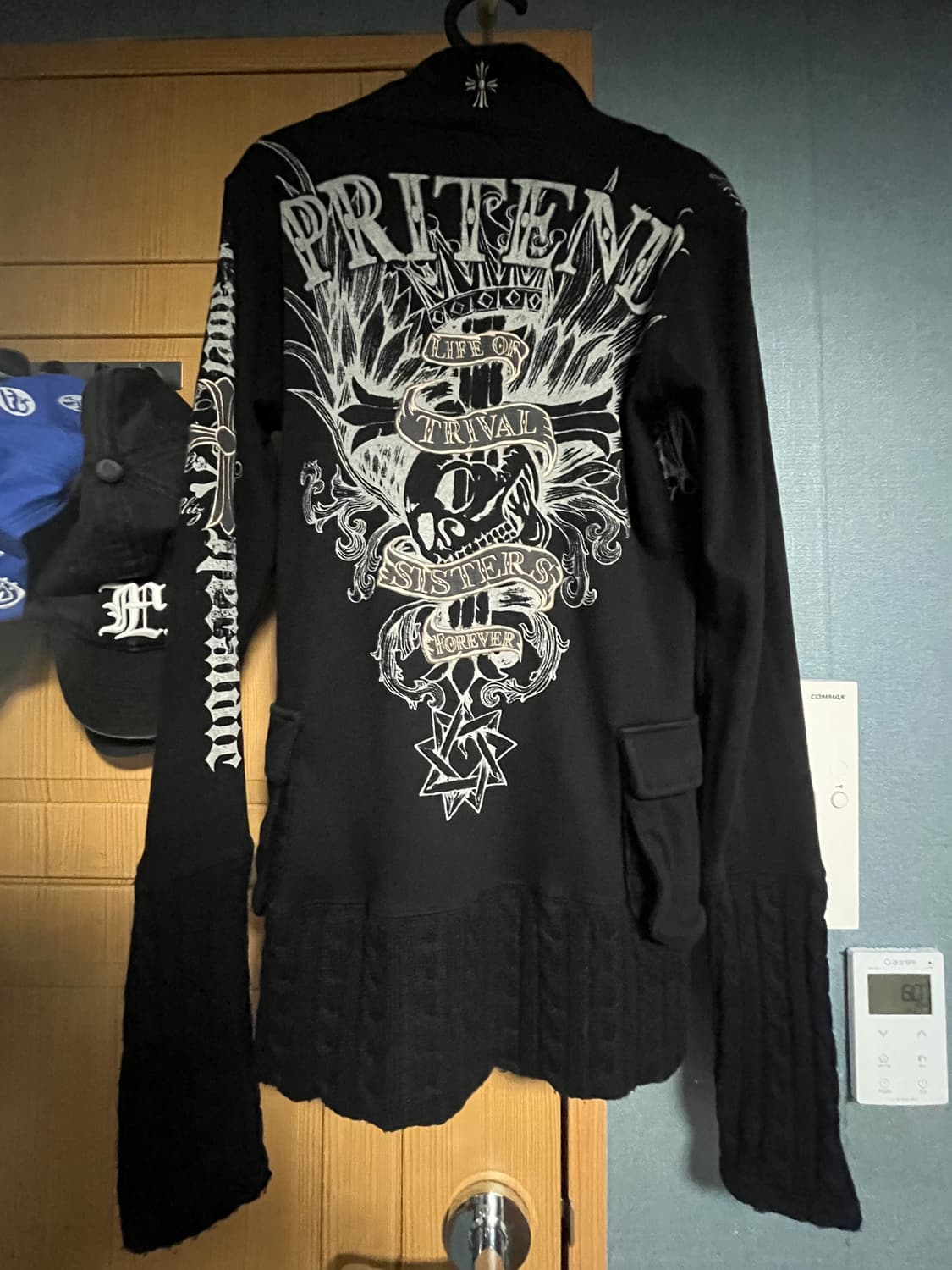 글리츠 펑크 고스 집업 상품이미지2