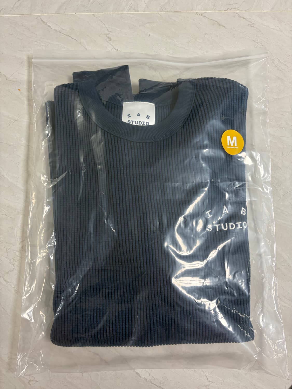 아이앱 와플 롱슬리브 네이비 m 새상품 상품이미지2