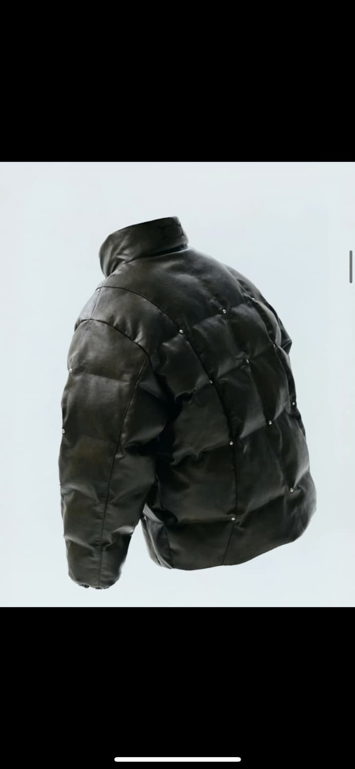 크리틱 브라운 레더 패딩 m사이즈 상품이미지6