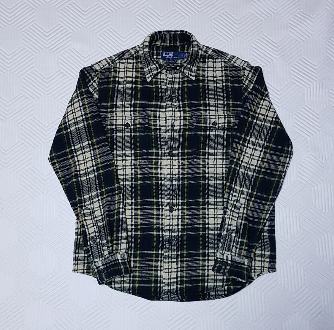 [M] 폴로 플래드 플란넬 워크셔츠 팝니다. 상품이미지2