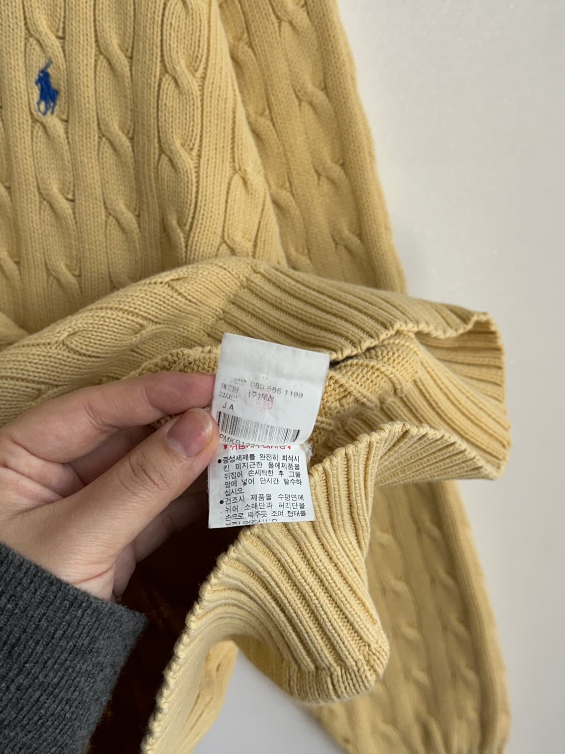 폴로 랄프로렌 꽈배기 니트 105 상품이미지6