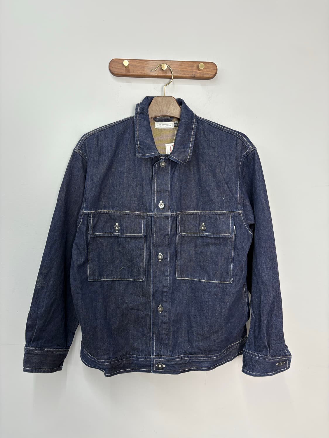 니코앤드 캐주얼 스티치 진청 데님 자켓 A3381 상품이미지2