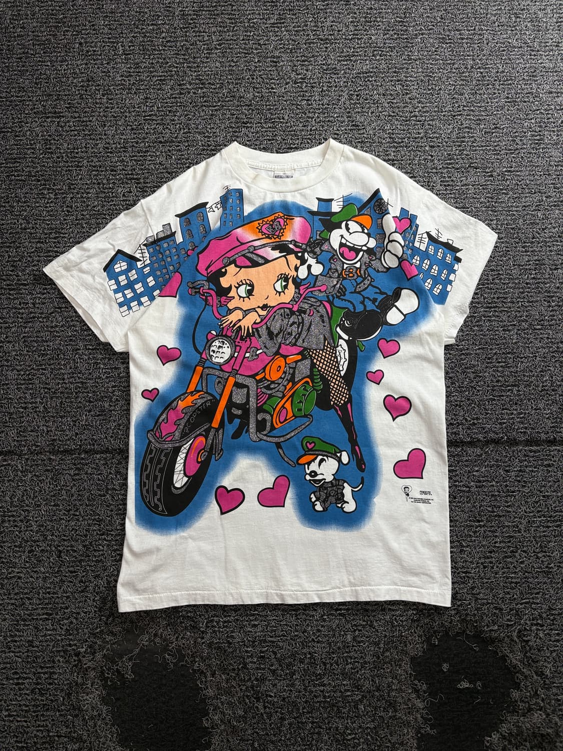 USA 빈티지 베티 붑 엔젤스 반팔 티셔츠 4132 상품이미지2