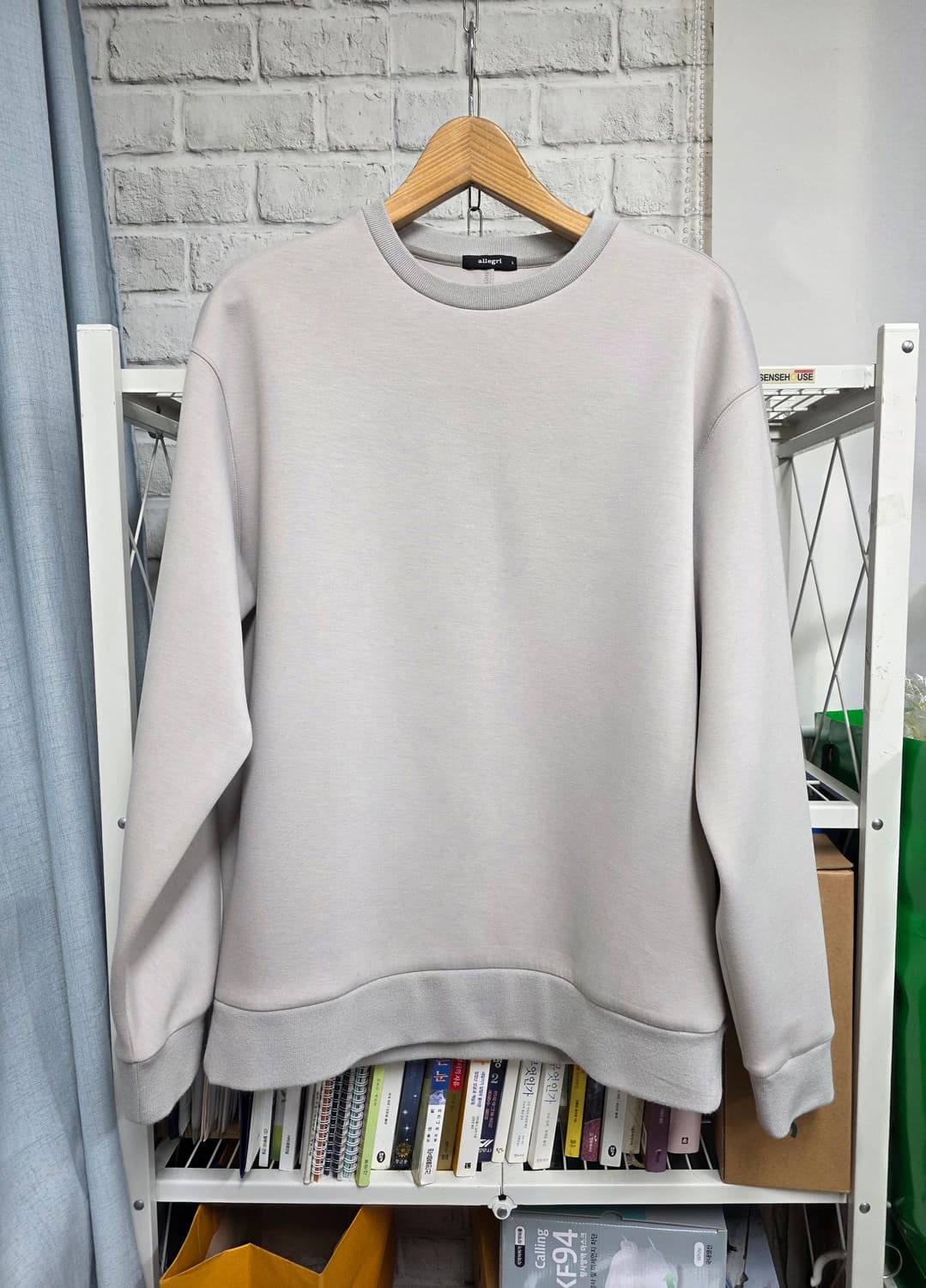 알레그리 23FW 남성 맨투맨 L 100 라운드티셔츠 MM15 상품이미지1