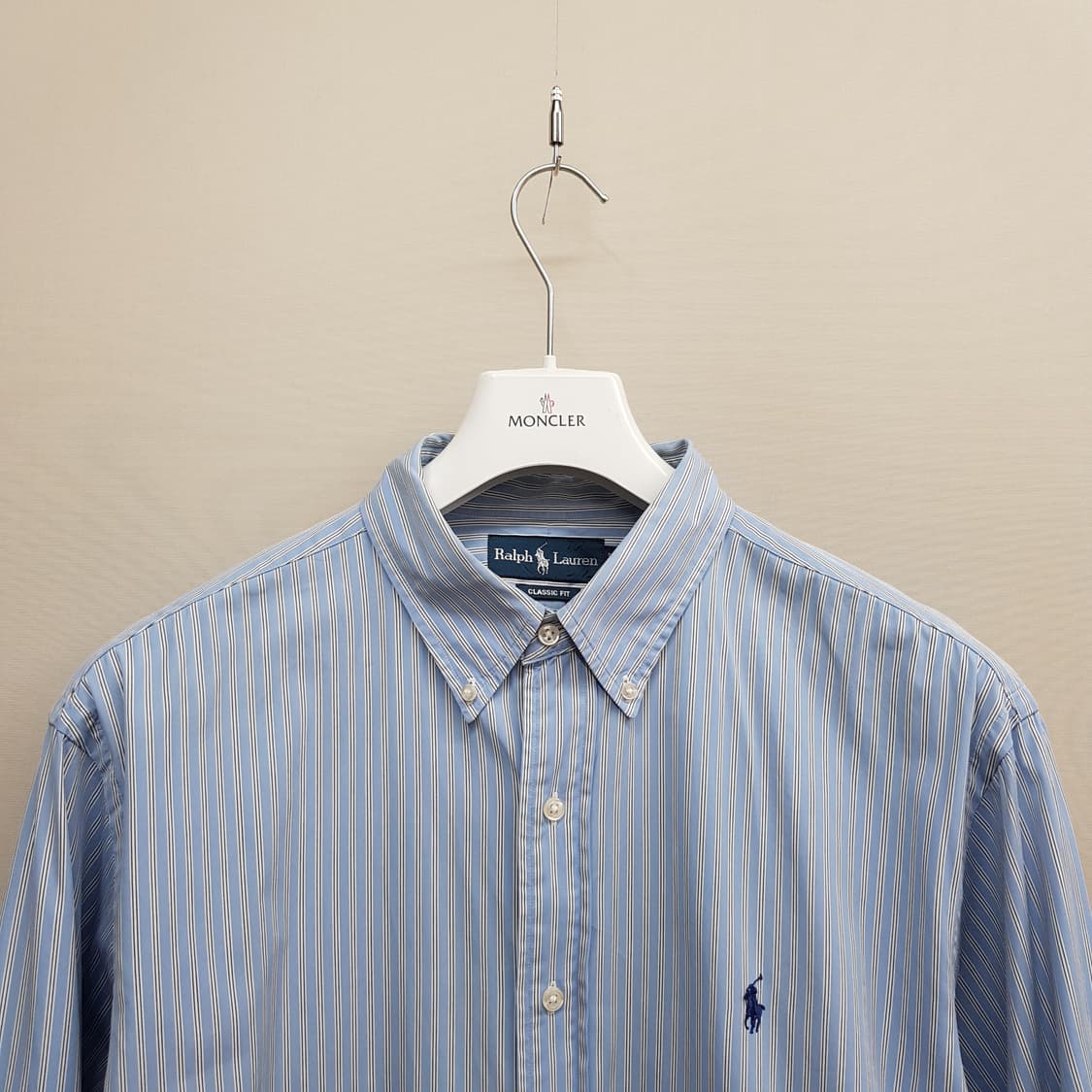 랄프로렌 클래식핏 스트라이프 코튼 셔츠 상품이미지2