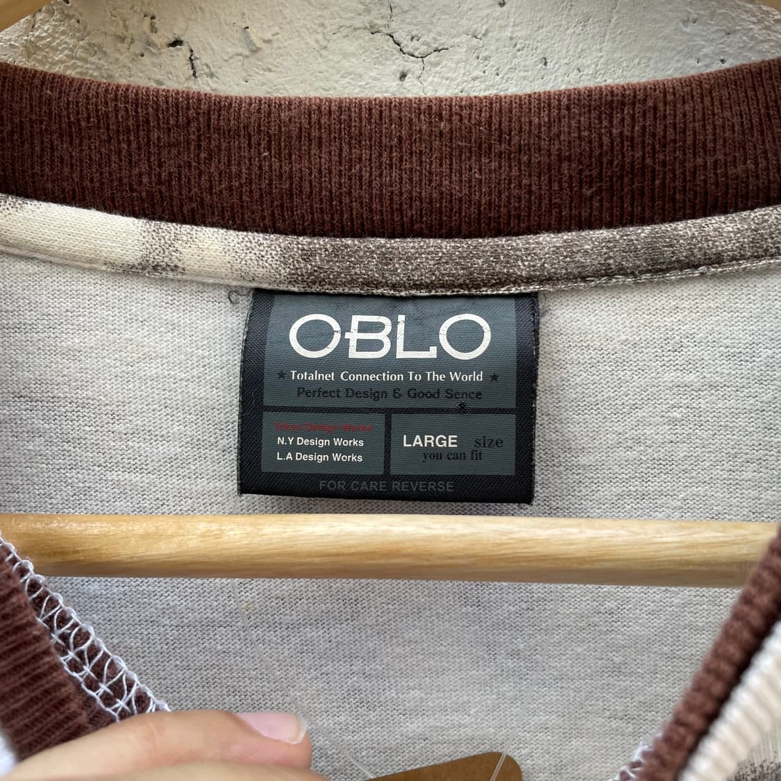 OBLO 재팬 타이다이 레이어드 롱슬리브  상품이미지8
