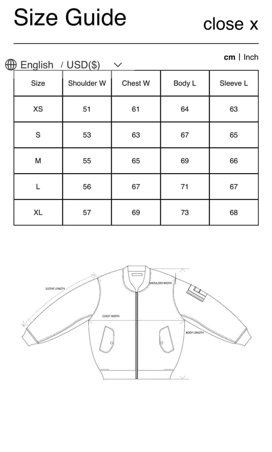 [XL] 포스텍츠 가먼츠 코튼 봄버 상품이미지5