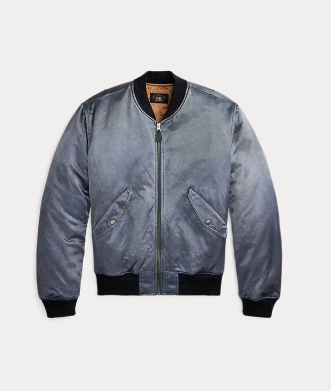 더블알엘 rrl 임브로이더 사틴 플라이트 자켓 L 상품이미지1