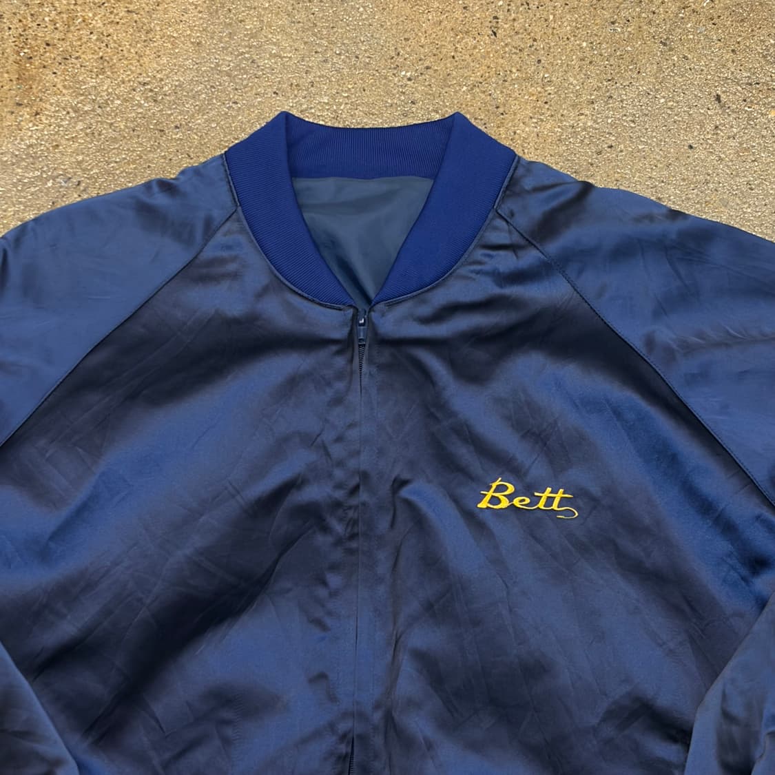 레어 80s 미국 빈티지 코리아 다이버 스카잔 수베니어 자켓 상품이미지7