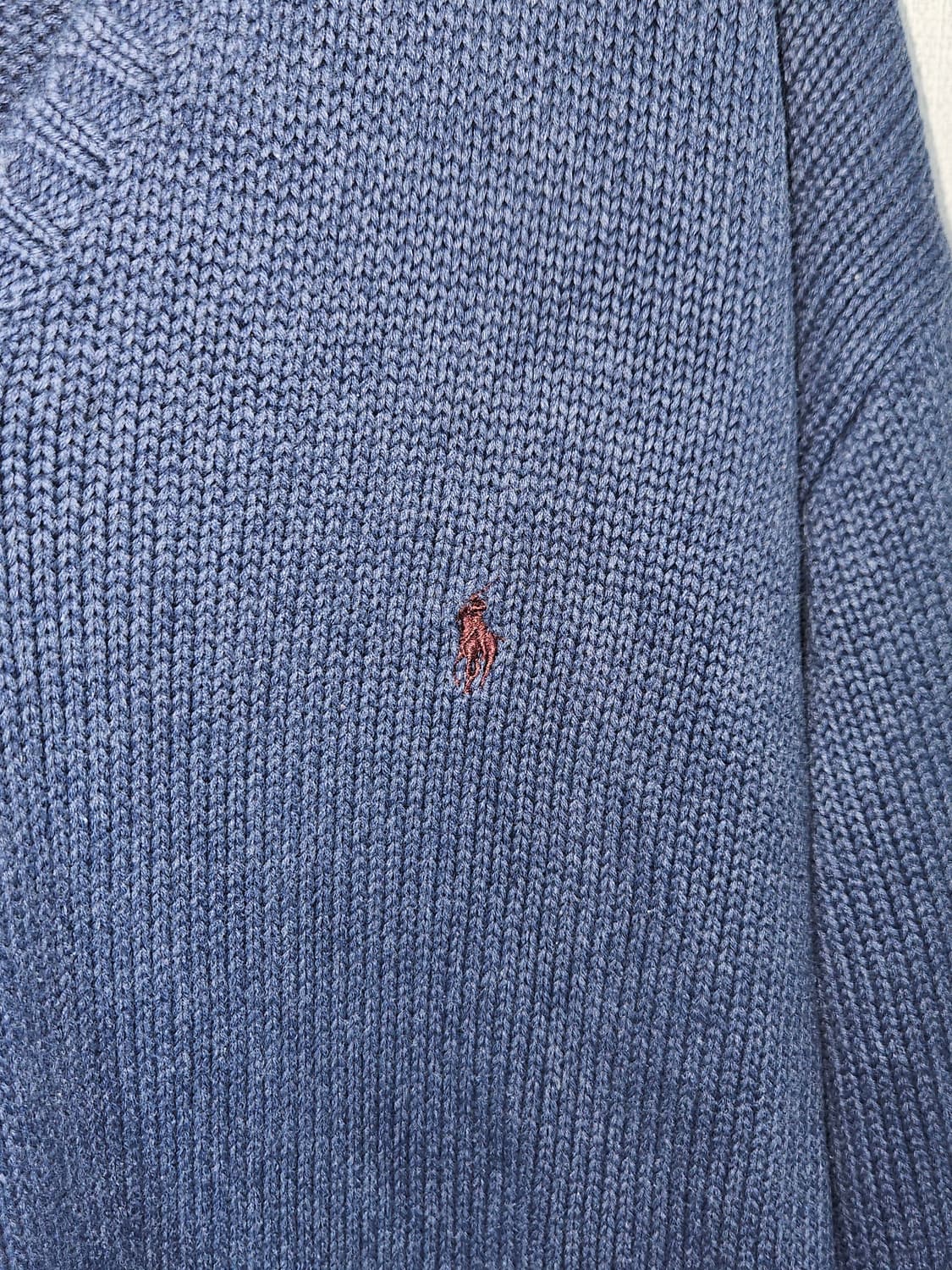 폴로 랄프로렌 헤비코튼 브이넥 니트 110 (국내판 정품) 상품이미지2