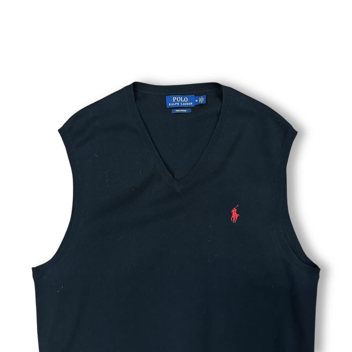 폴로랄프로렌 피마코튼 니트 조끼 상품이미지2