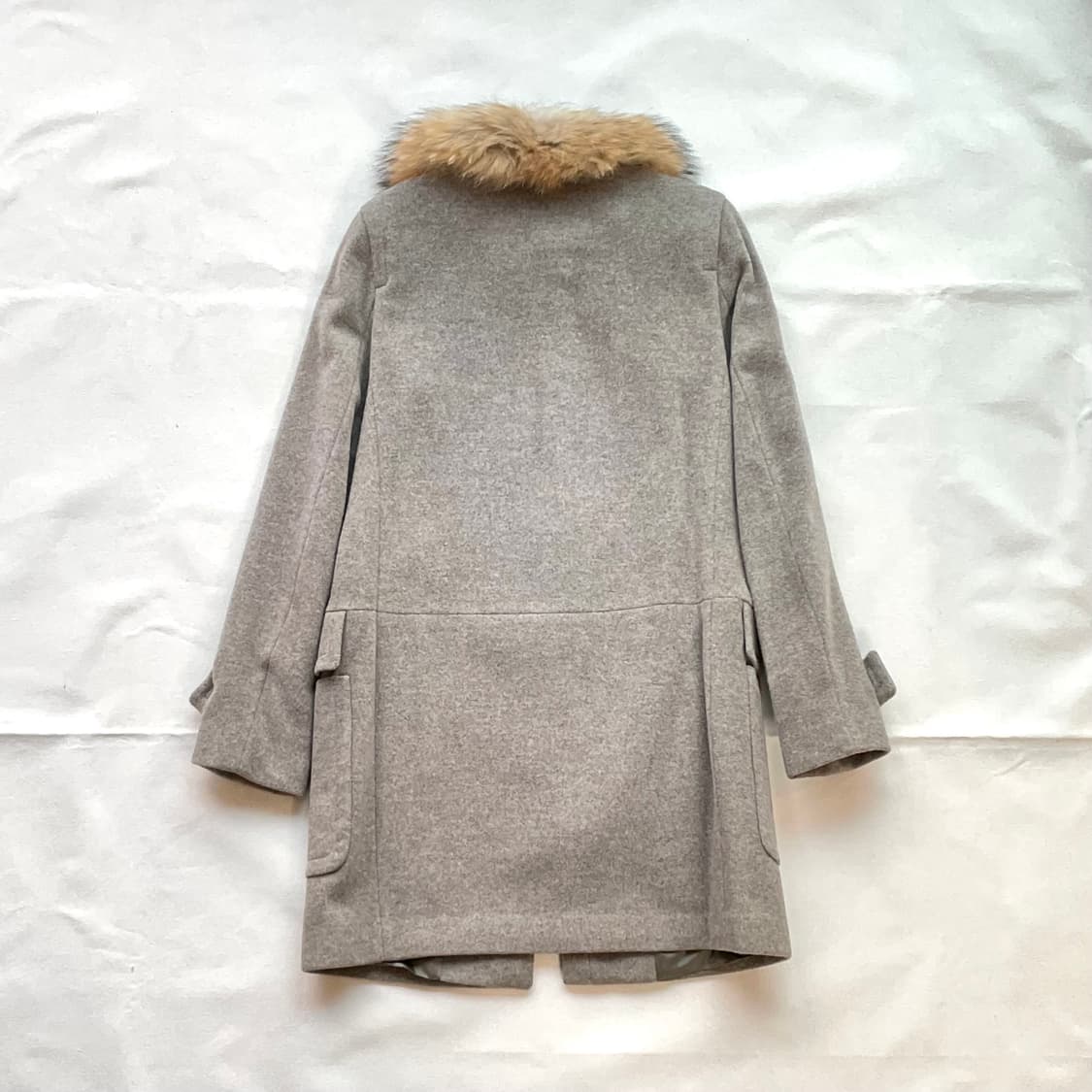 맨션 123 Maison 123 캐시미어 라쿤 퍼 코트 자켓 상품이미지5