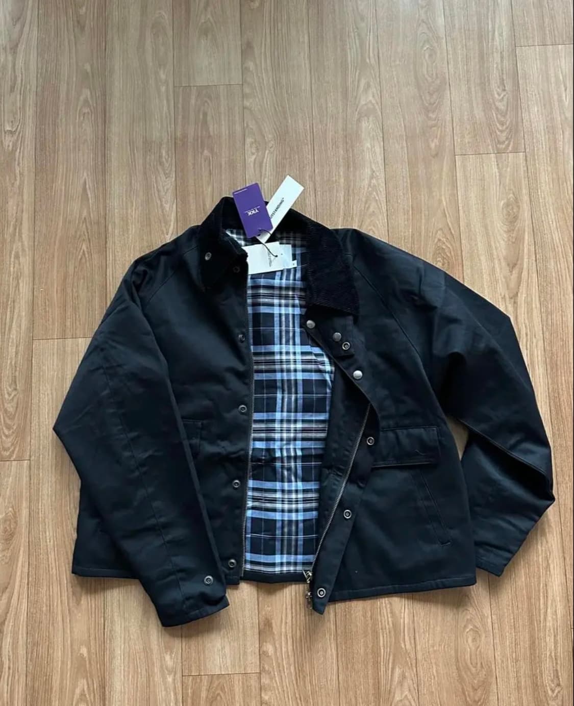 (새상품) 아웃스탠딩 워크 자켓 블랙 L 상품이미지4