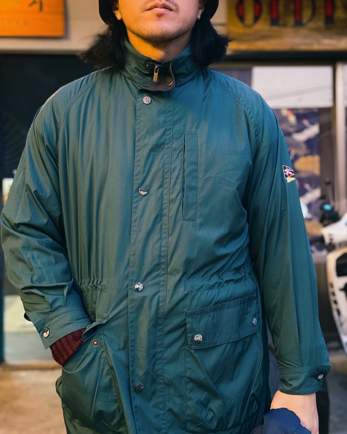 90‘s 버버리 세일링 자켓 M 상품이미지7