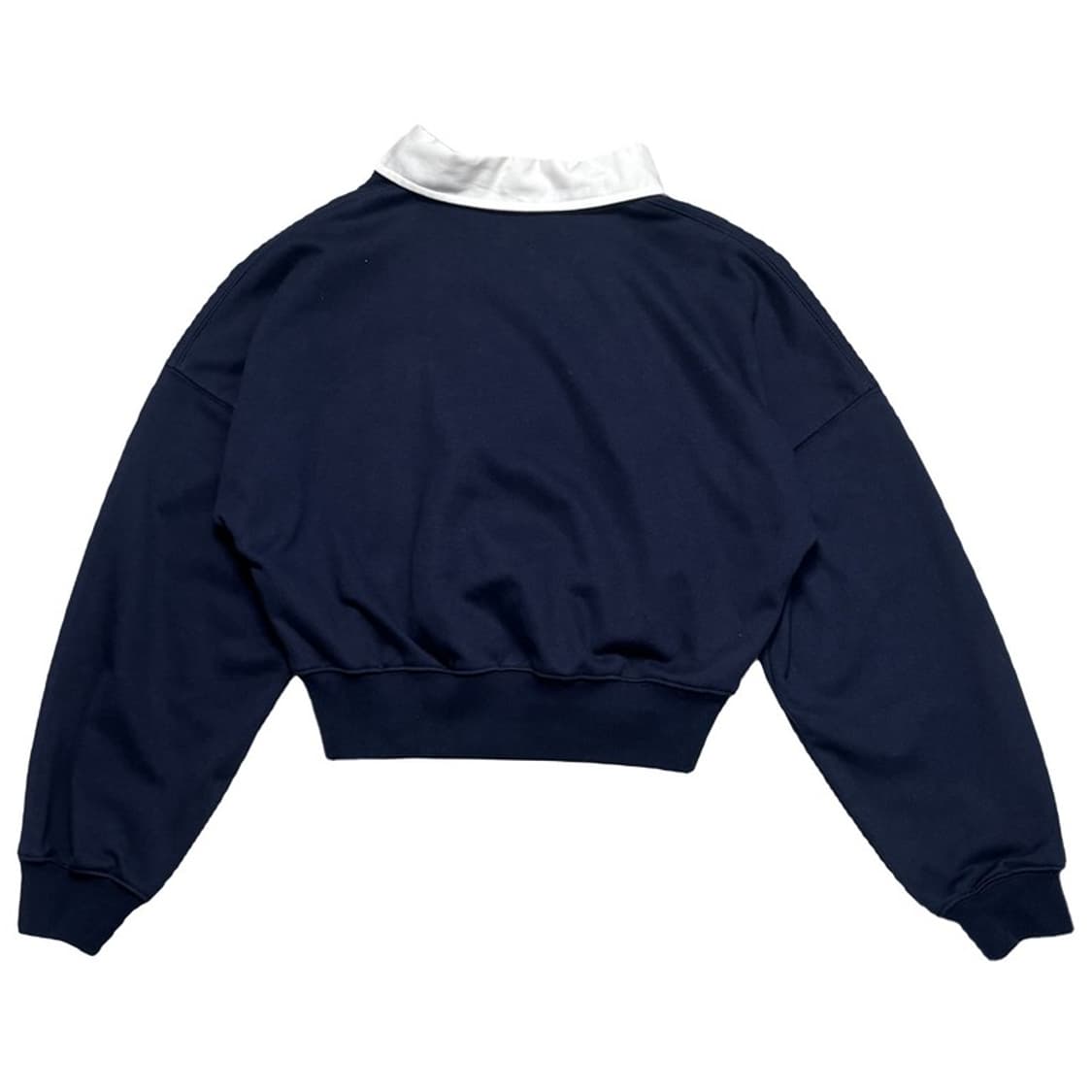 ORO 럭비 크롭 맨투맨 네이비 S 상품이미지8