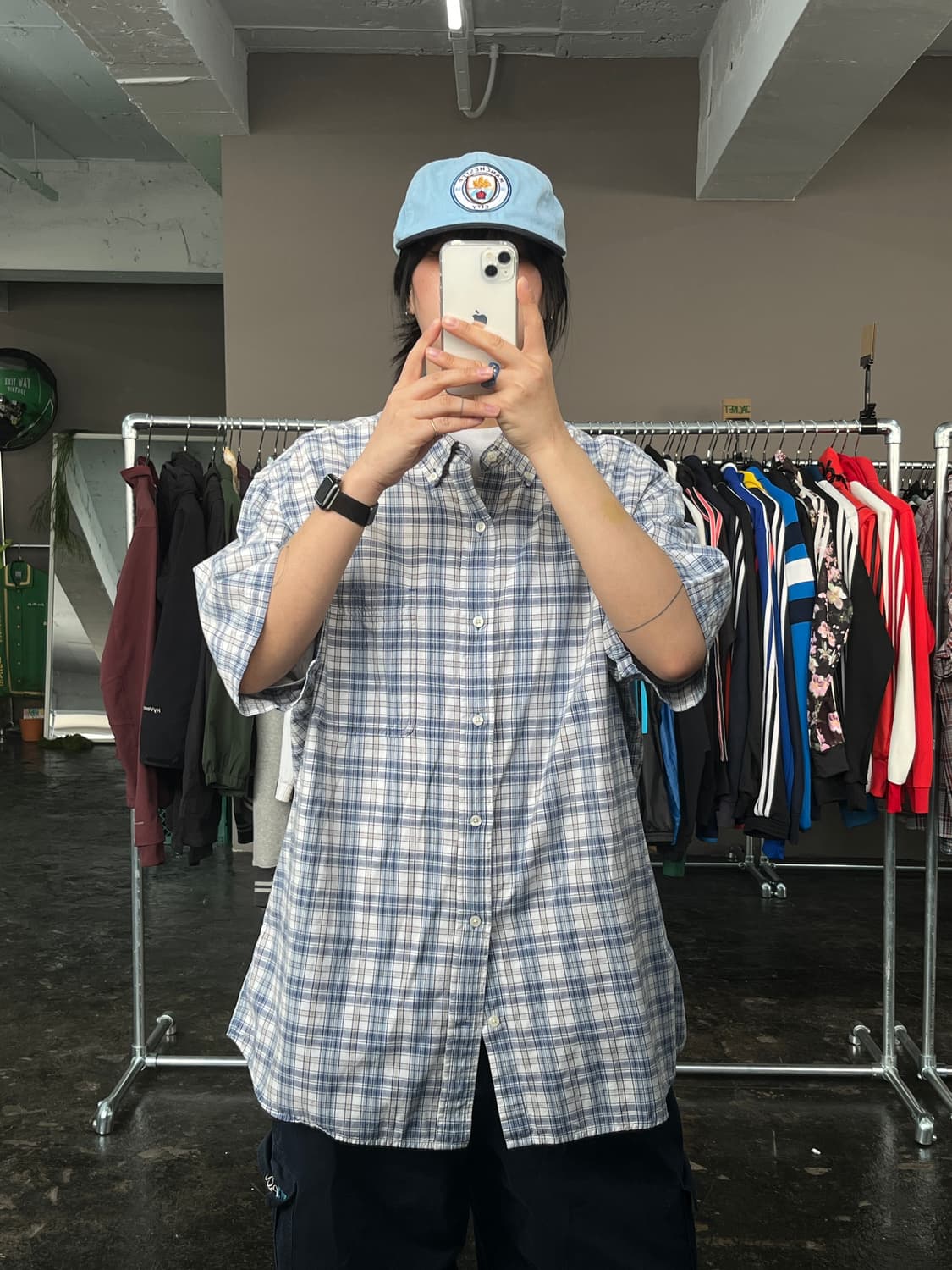 팀버랜드 체크 반팔 셔츠  상품이미지2