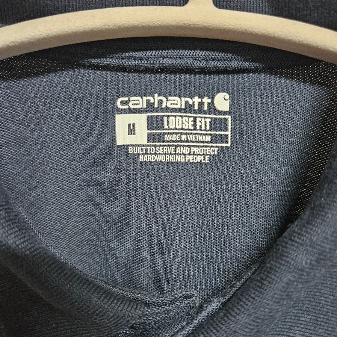칼하트 루즈핏 카라 반팔 티셔츠 M 상품이미지3
