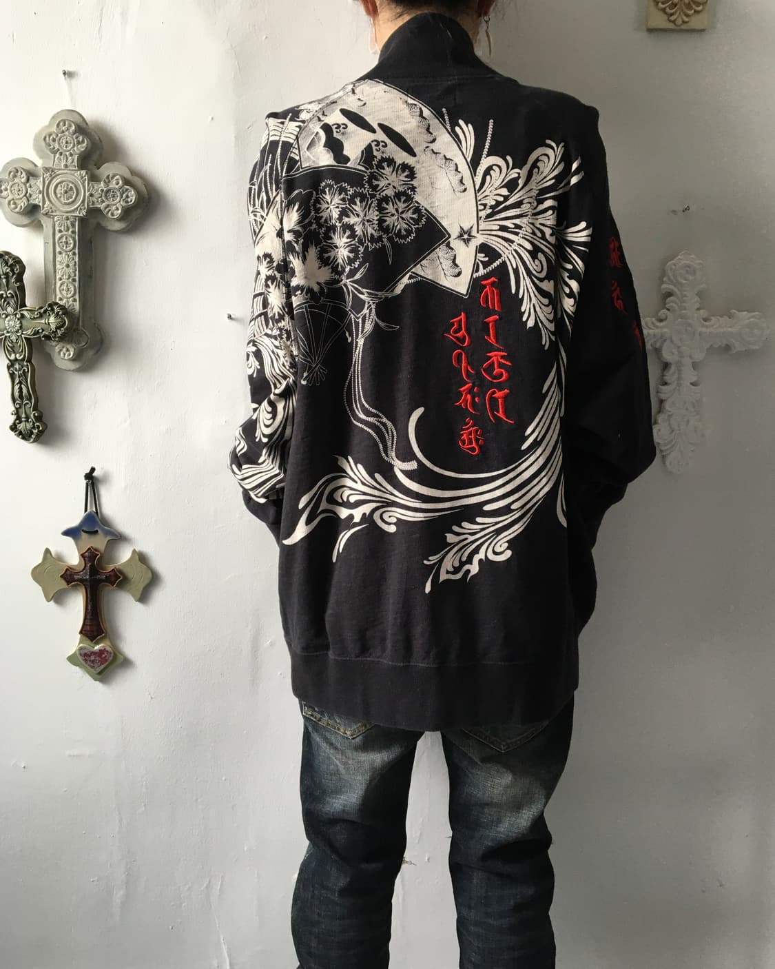 Karakuri tamashii back full printing cot 상품이미지7