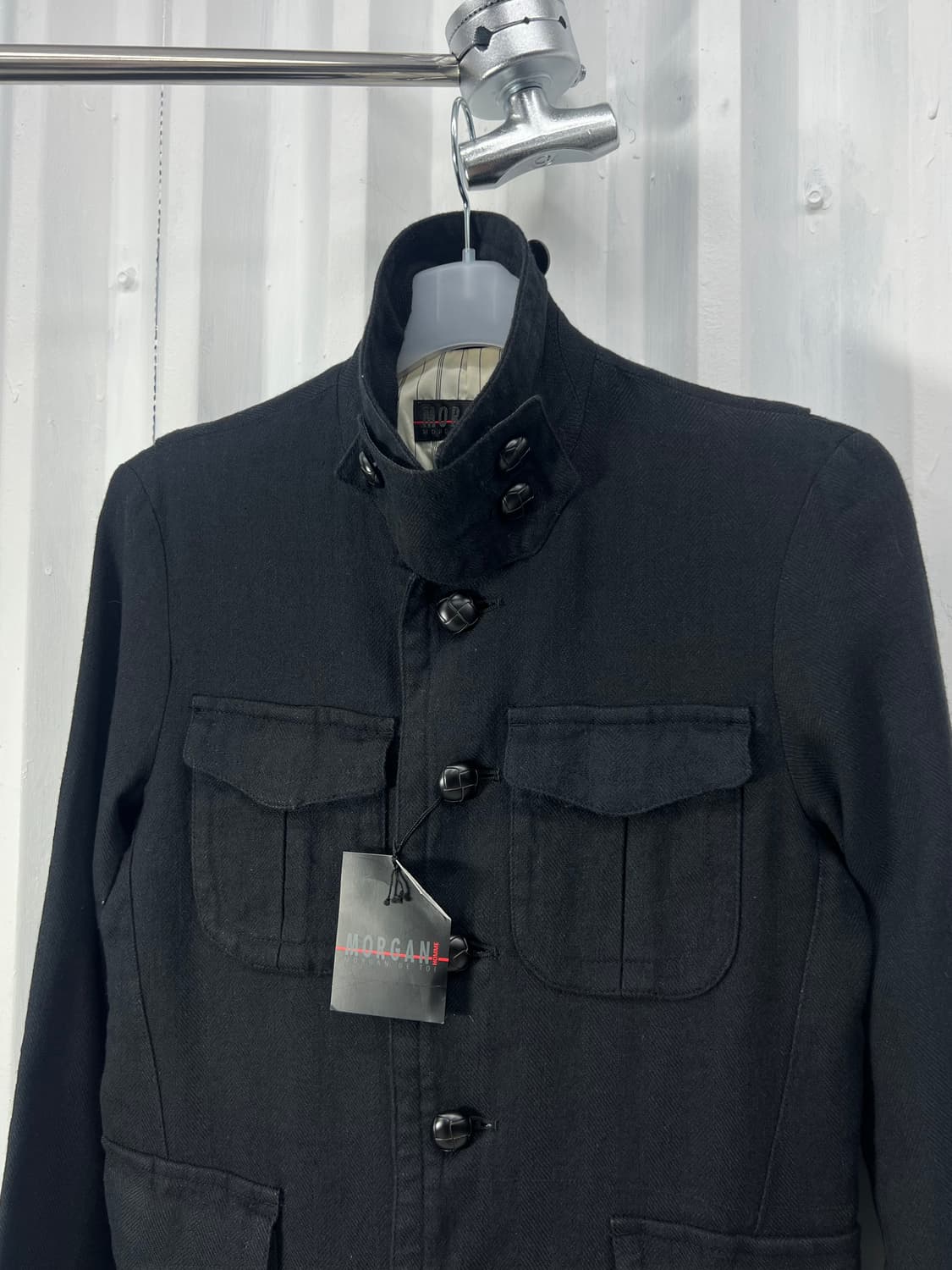 Morgan Homme Layered Collar Field Jacket 상품이미지6