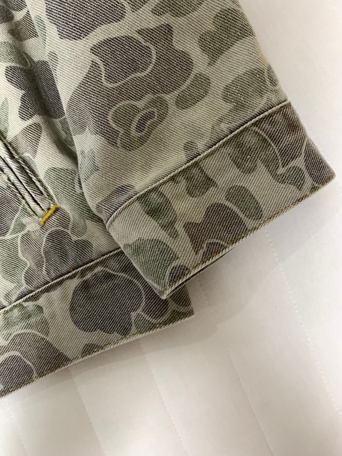 [L] 칼하트 WIP 덕 헬스턴 자켓 카모 덕 블랙 블리치드 상품이미지7