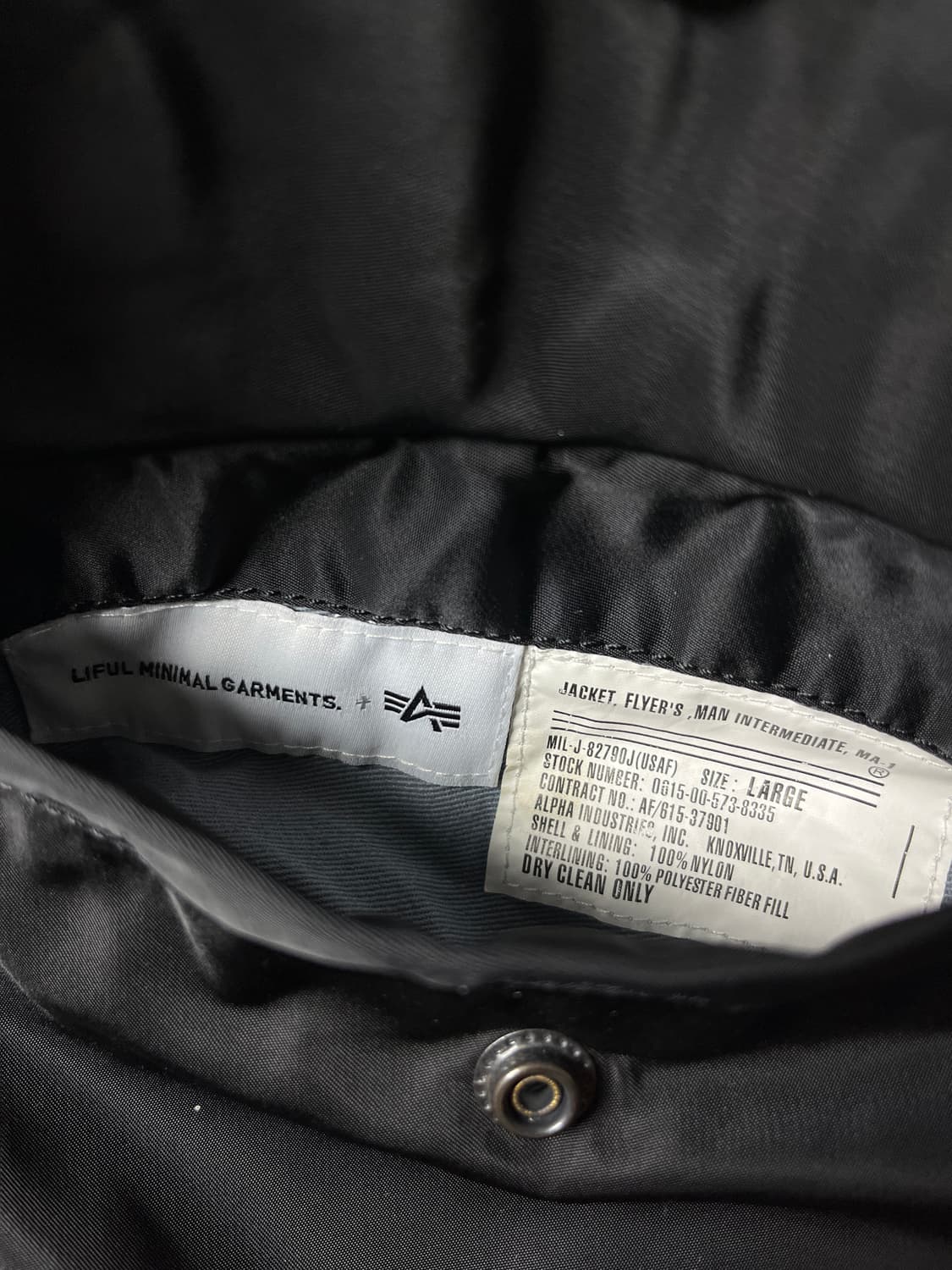 Alpha Industries x LIFUL MA-1 Jacket 상품이미지5