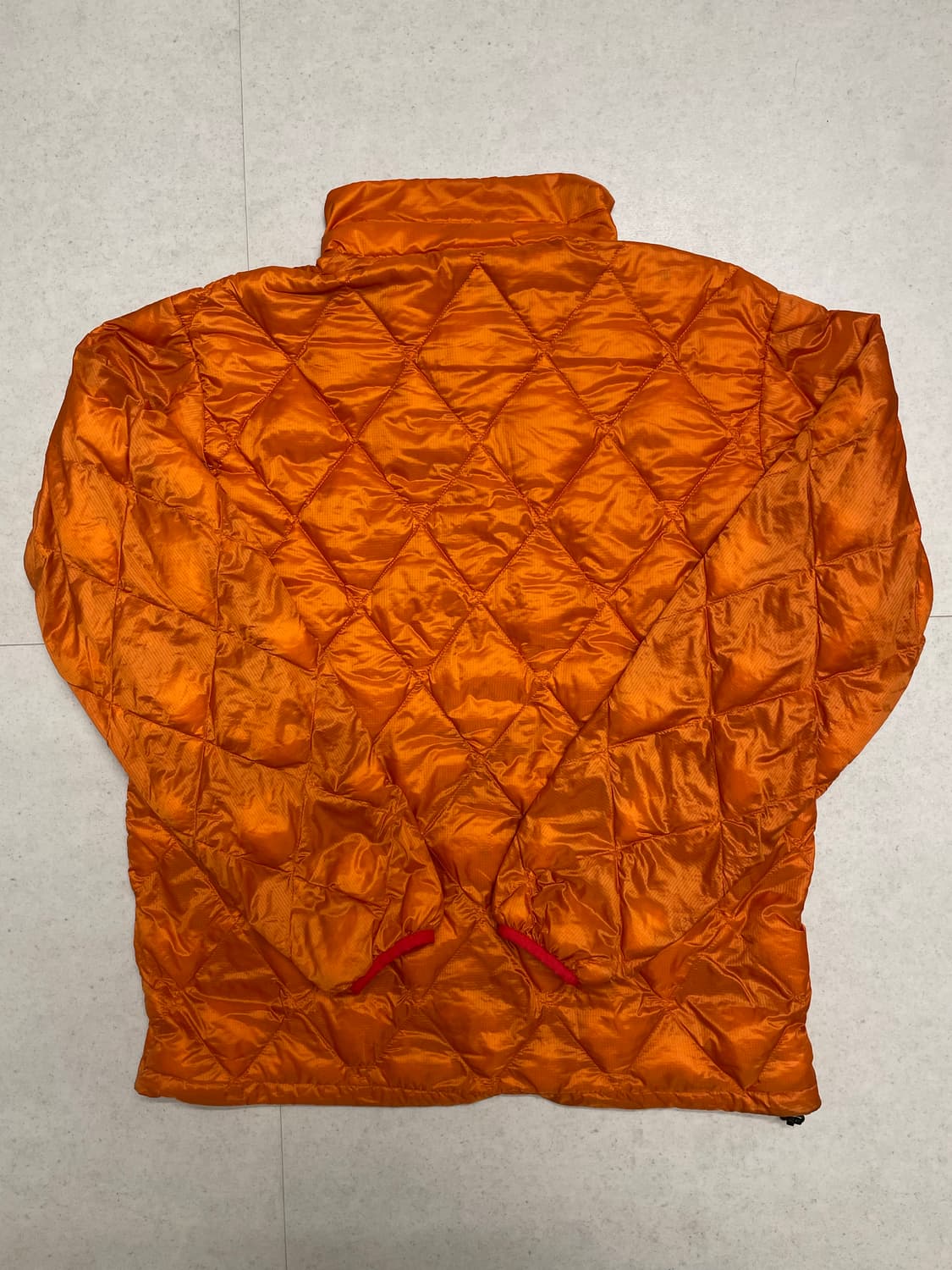 [L] 미즈노 빈티지 다이이몬드 퀼팅 경량패딩 다운 오렌지 상품이미지2