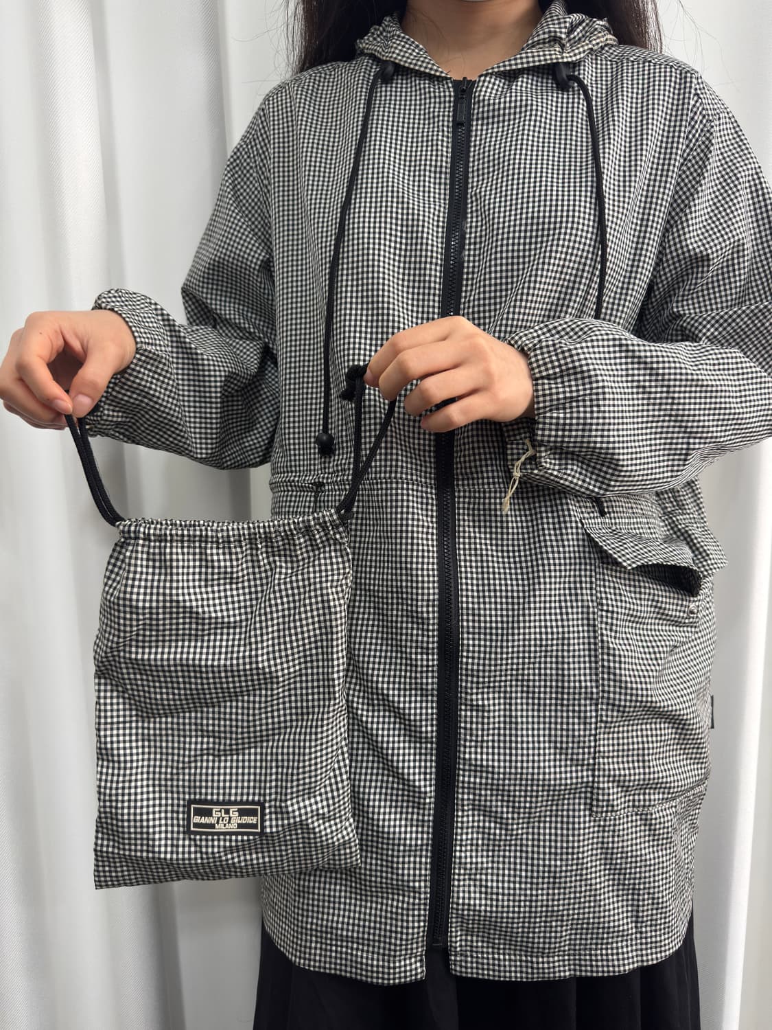 check hood jacket 상품이미지4