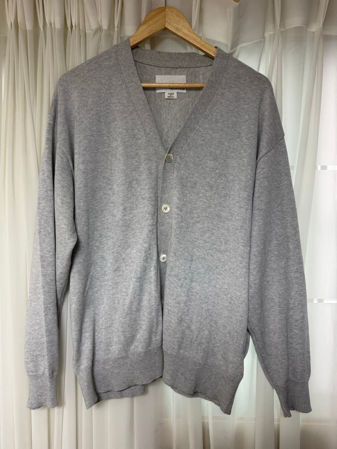 나나미카 가디건 그레이 L 상품이미지1