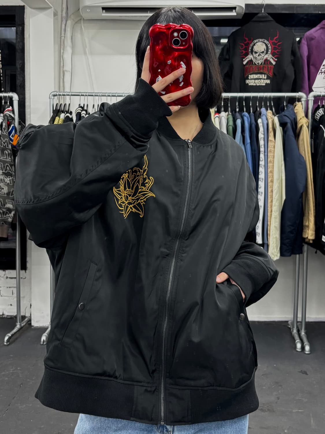 카라쿠리 타마시 오리엔탈 잉어 MA-1 상품이미지4