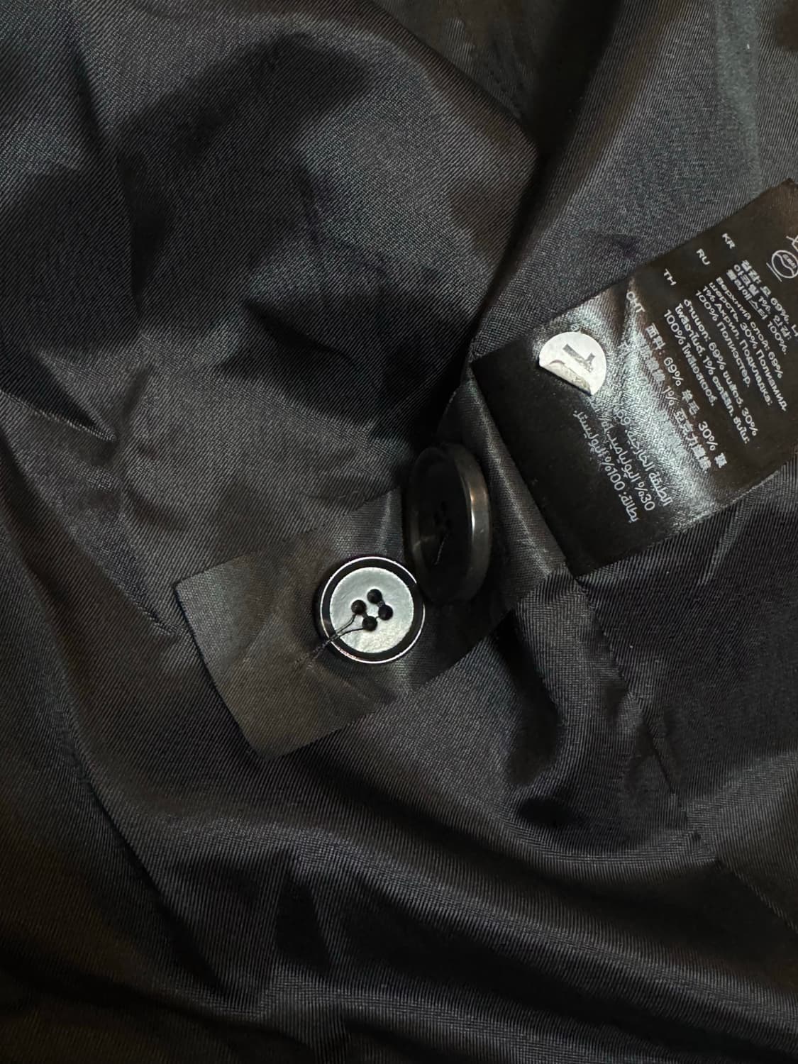 [38] 코스 cos 더블 브레스트 코트 블랙 상품이미지8