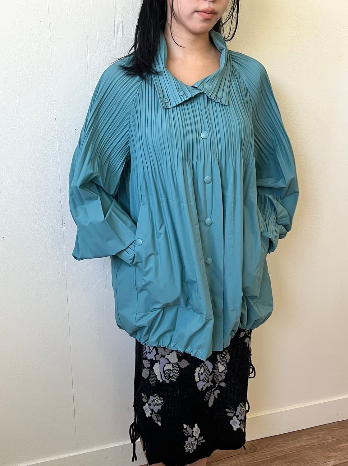 이세이미야케 Pleats please 민트 코트자켓 상품이미지9