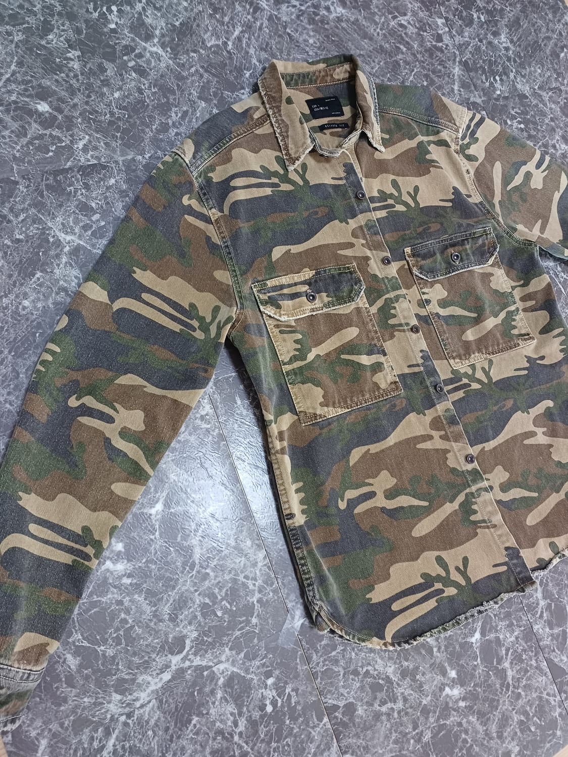 자라(ZARA) 카모플라주 셔츠 L
 상품이미지6