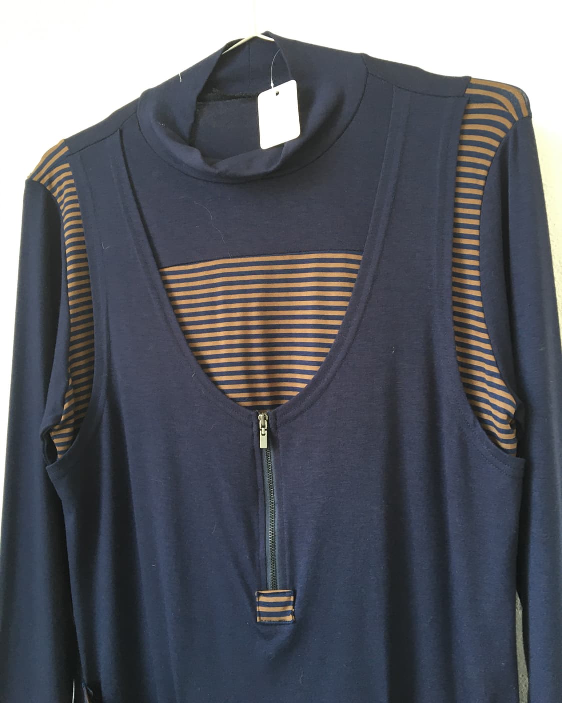 Layered point high neck sleeve 상품이미지4