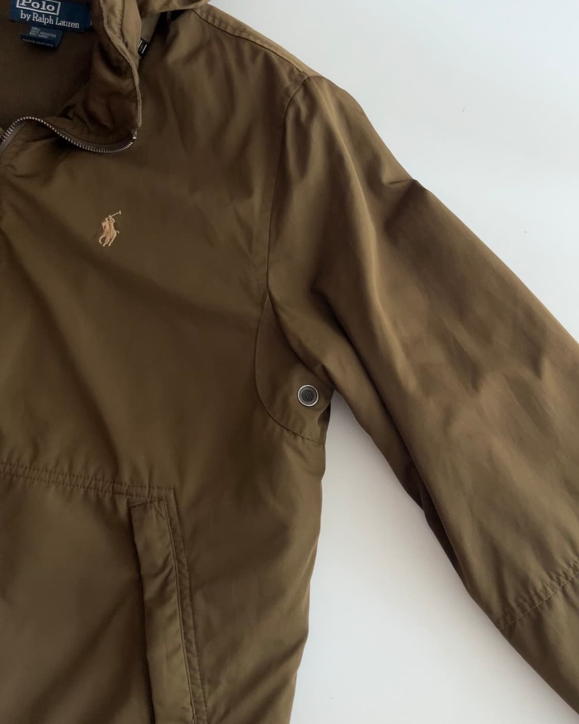 폴로 랄프로렌 카키 브라운 기모 블루종 자켓 M 상품이미지7