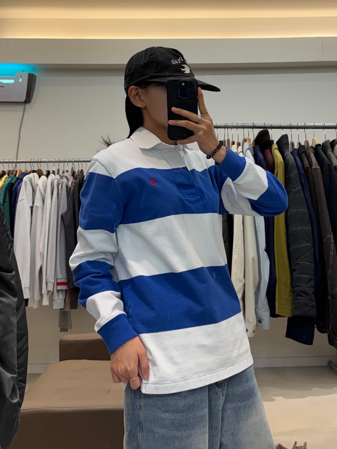 폴로 랄프로렌 스트라이프 럭비티 상품이미지6