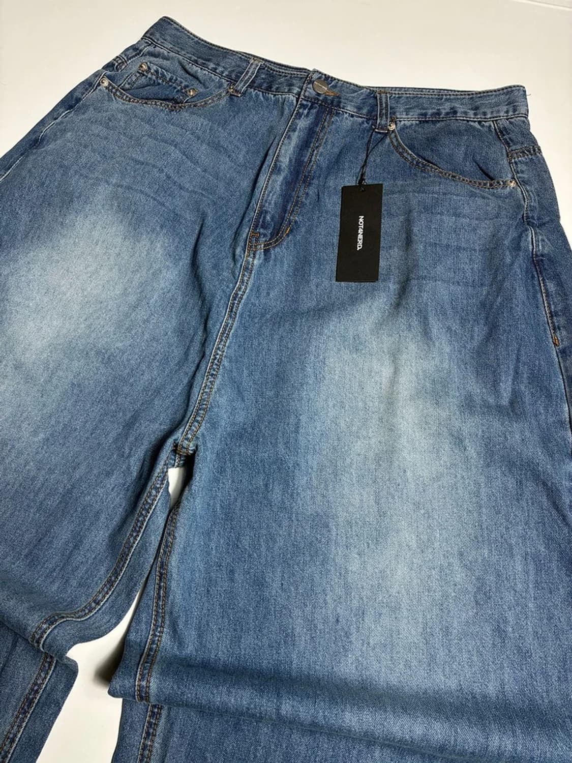 낫포너드 루즈 테이퍼드 데님 팬츠 R1608 상품이미지2