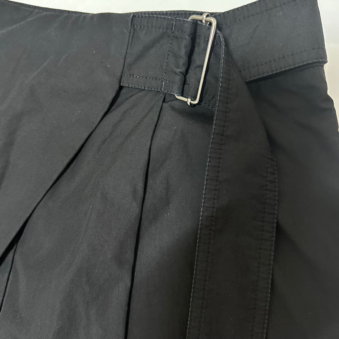 Cos 코스 벨티드 랩 프런트 코튼 쇼츠 반바지 상품이미지7