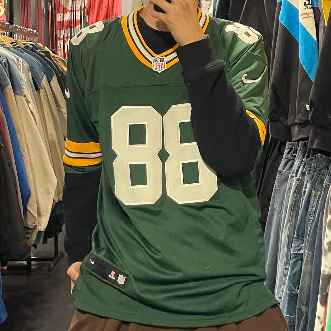 [IM] NFL X NIKE 그린 FINLEY No.88 반팔져지 상품이미지2