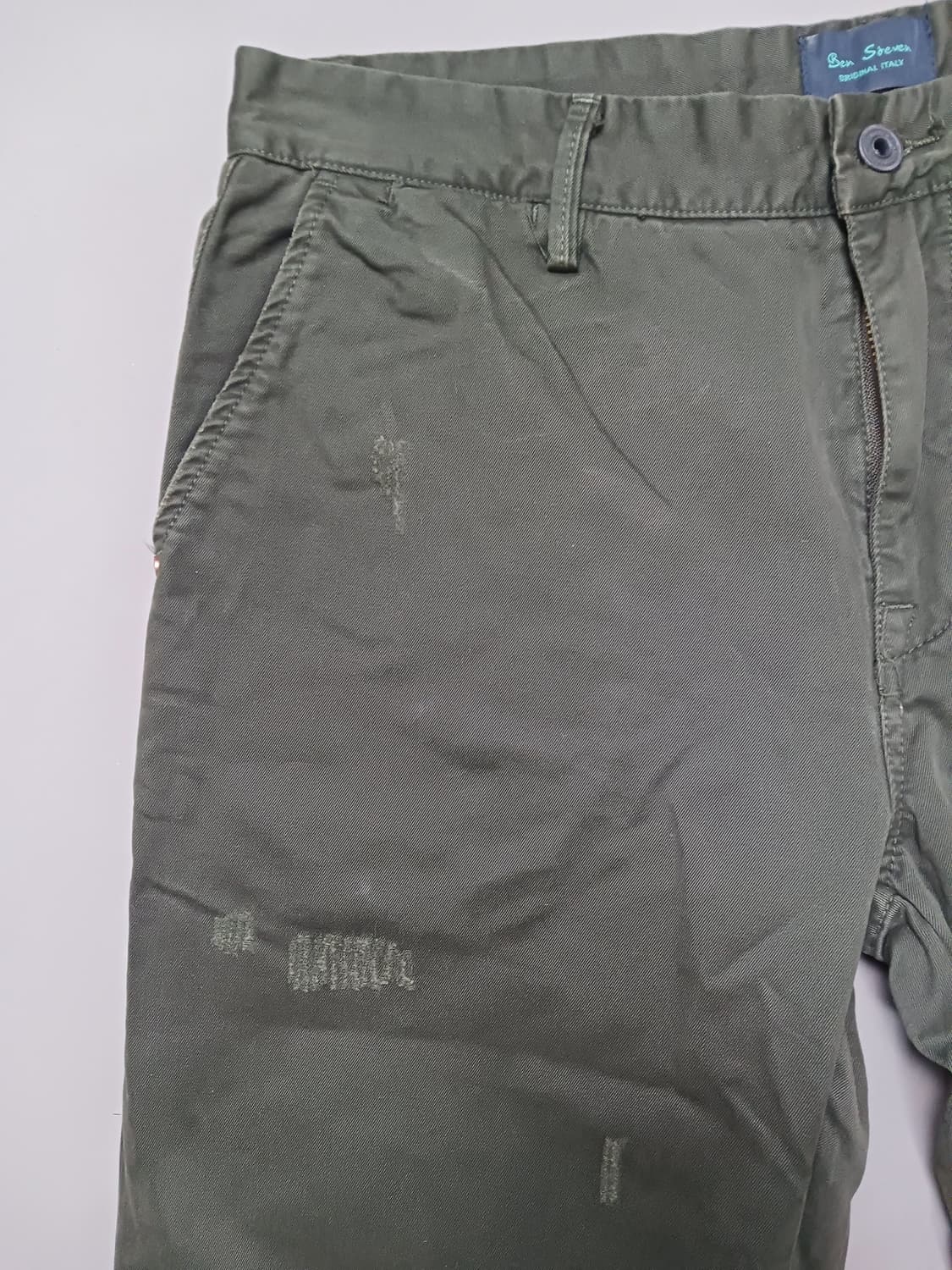 새상품 [36] 벤 스티븐 빈티지 데미지 치노 팬츠 상품이미지2