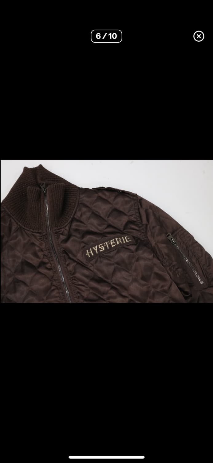 히스테릭글래머 자수 퀄팅 자켓 마지막 급처 상품이미지6