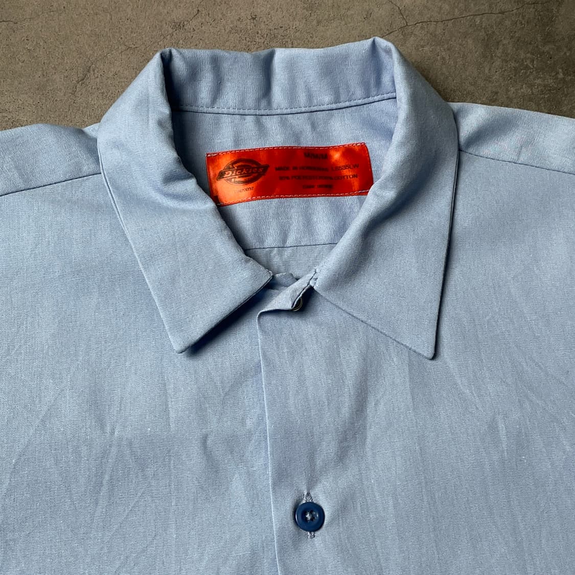 DICKIES 디키즈 라이트블루 반팔 워크 셔츠 A00927 상품이미지2