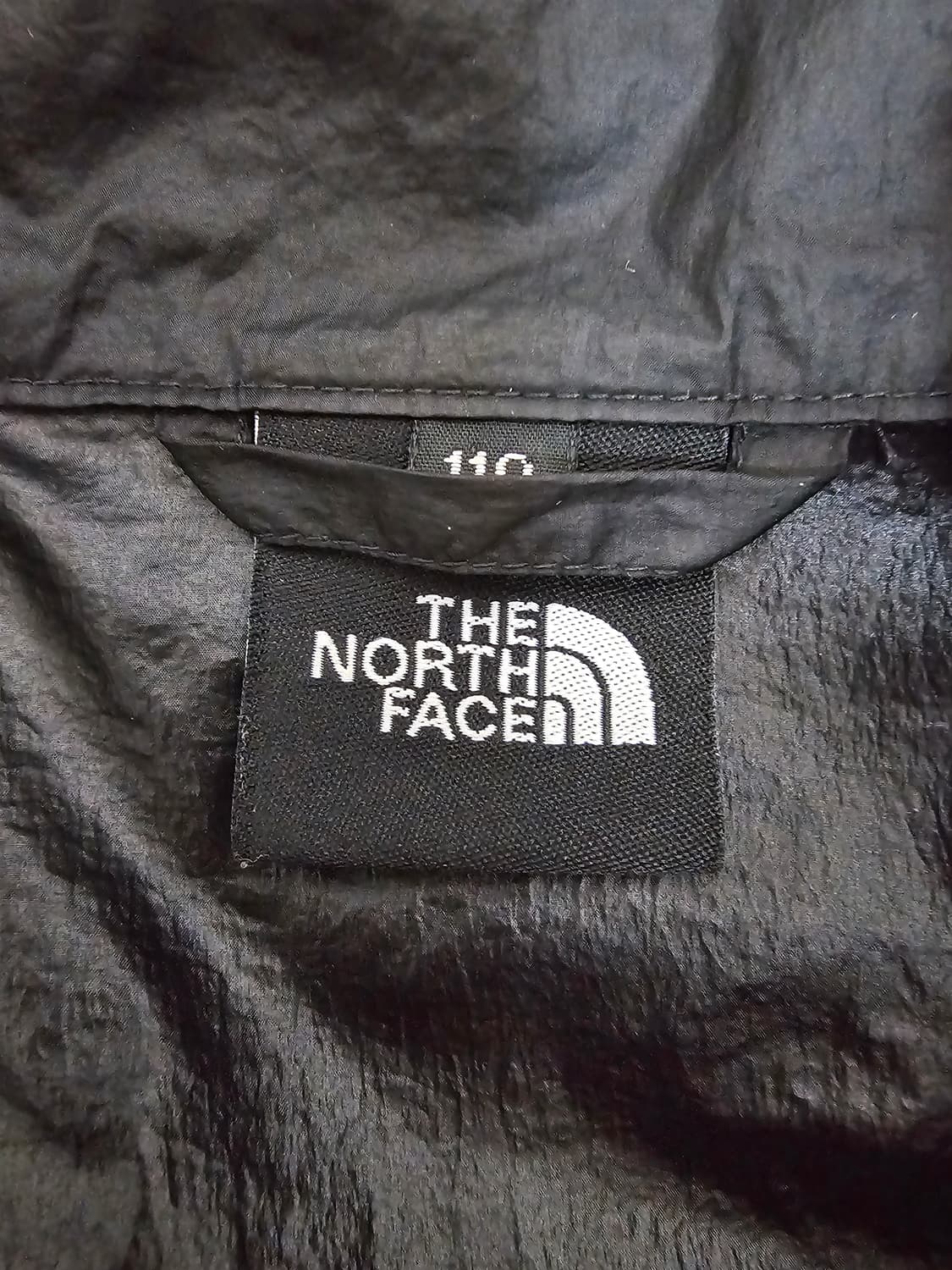 노스페이스 블랙 바람막이 자켓 110 상품이미지3