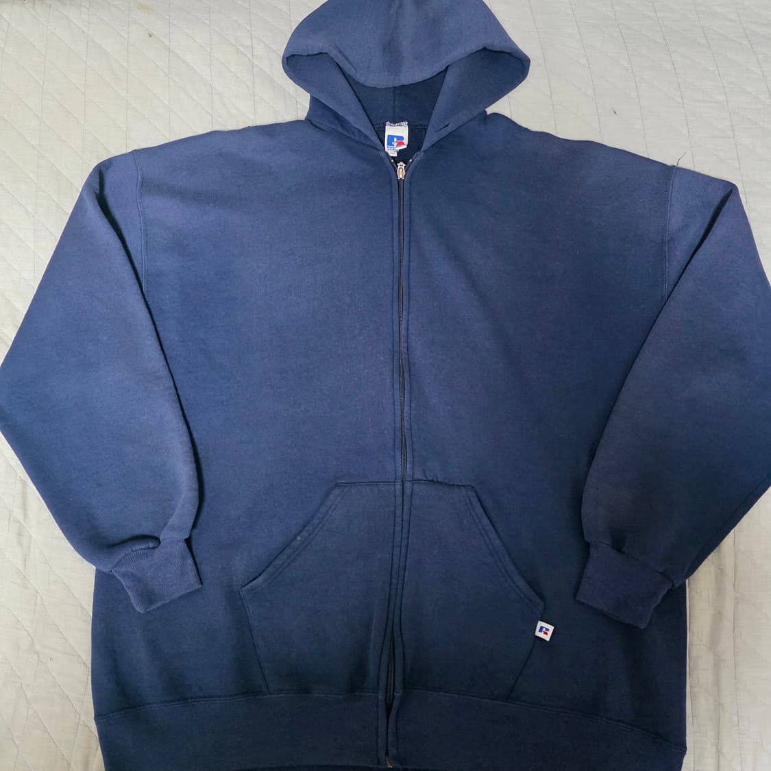 [XXL] 러셀 애슬레틱 후드집업 네이비 포켓 스티치 VER.20 상품이미지1