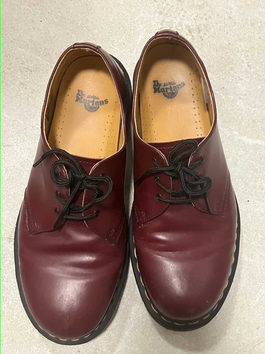 (270) 닥터마틴 1461 버건디 더비슈즈 uk8 상품이미지4