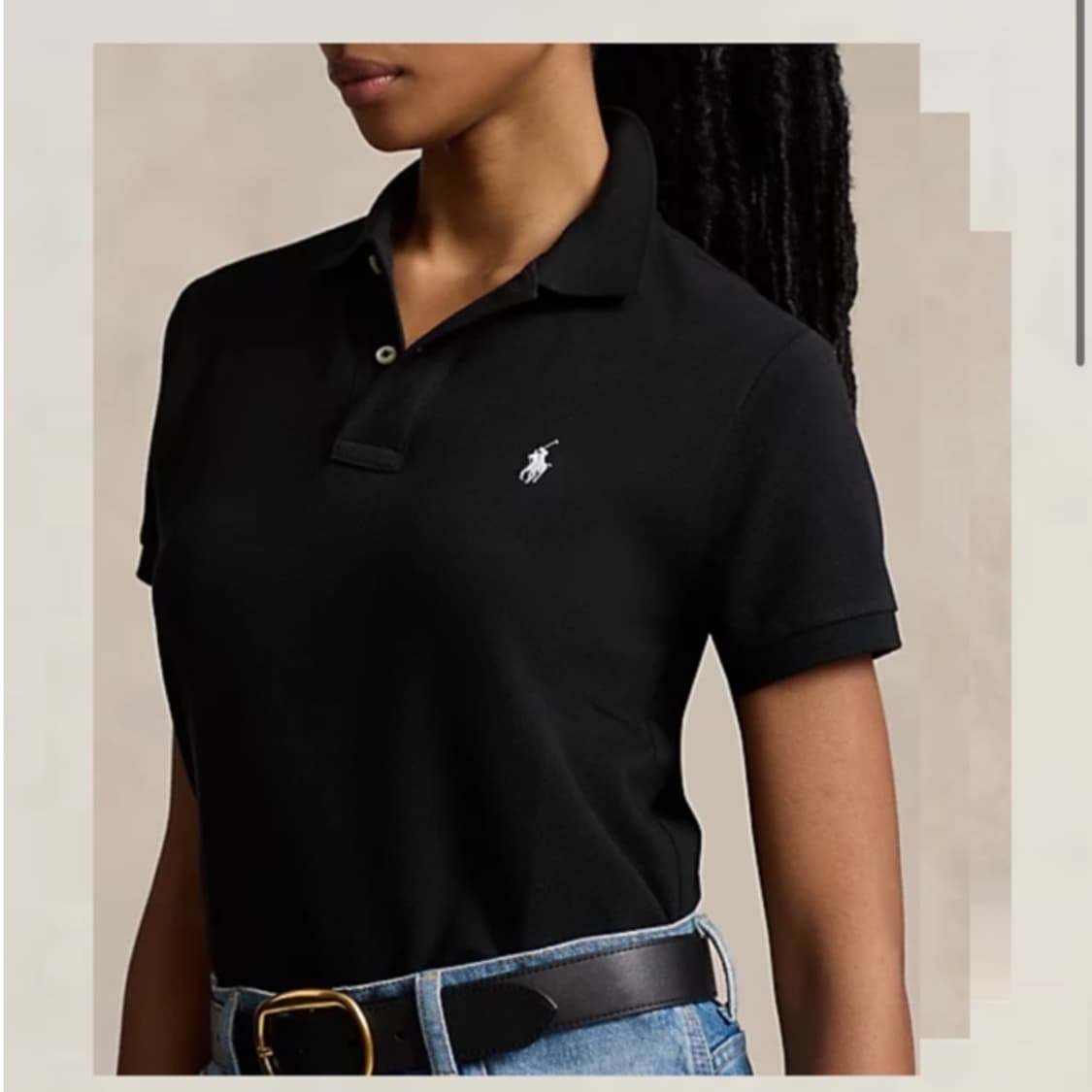 폴로 랄프로렌 코튼 메쉬 PK 카라 반팔 티셔츠 상품이미지5